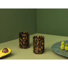 Load image into Gallery viewer, Macchia su Macchia Leopardo Glass, Set of 6