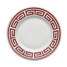 Load image into Gallery viewer, Labirinto Scarlatto Dessert Plate, Set of 2