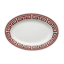 Load image into Gallery viewer, Labirinto Scarlatto Round Flat Platter