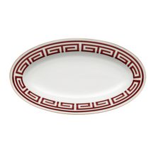 Load image into Gallery viewer, Labirinto Scarlatto Round Flat Platter