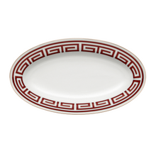 Load image into Gallery viewer, Labirinto Scarlatto Large Oval Platter