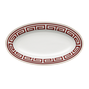 Labirinto Scarlatto Round Flat Platter