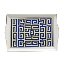 Load image into Gallery viewer, Labirinto Zaffiro Round Flat Platter