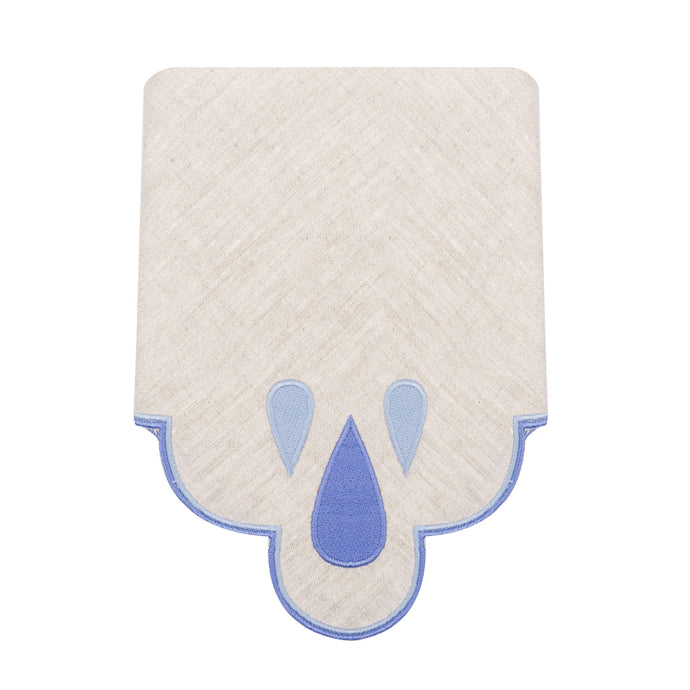 Drops Blue Napkin, Set of 4