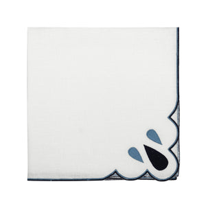 Drops Navy Placemat, Set of 4