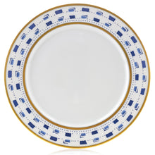 Load image into Gallery viewer, La Bocca Blue Dinner Plate