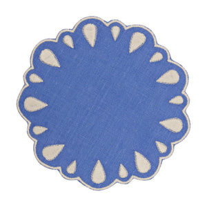 Drops Blue Coaster, Set of 4