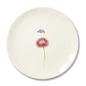 Bloom Silybum Marianum Plate
