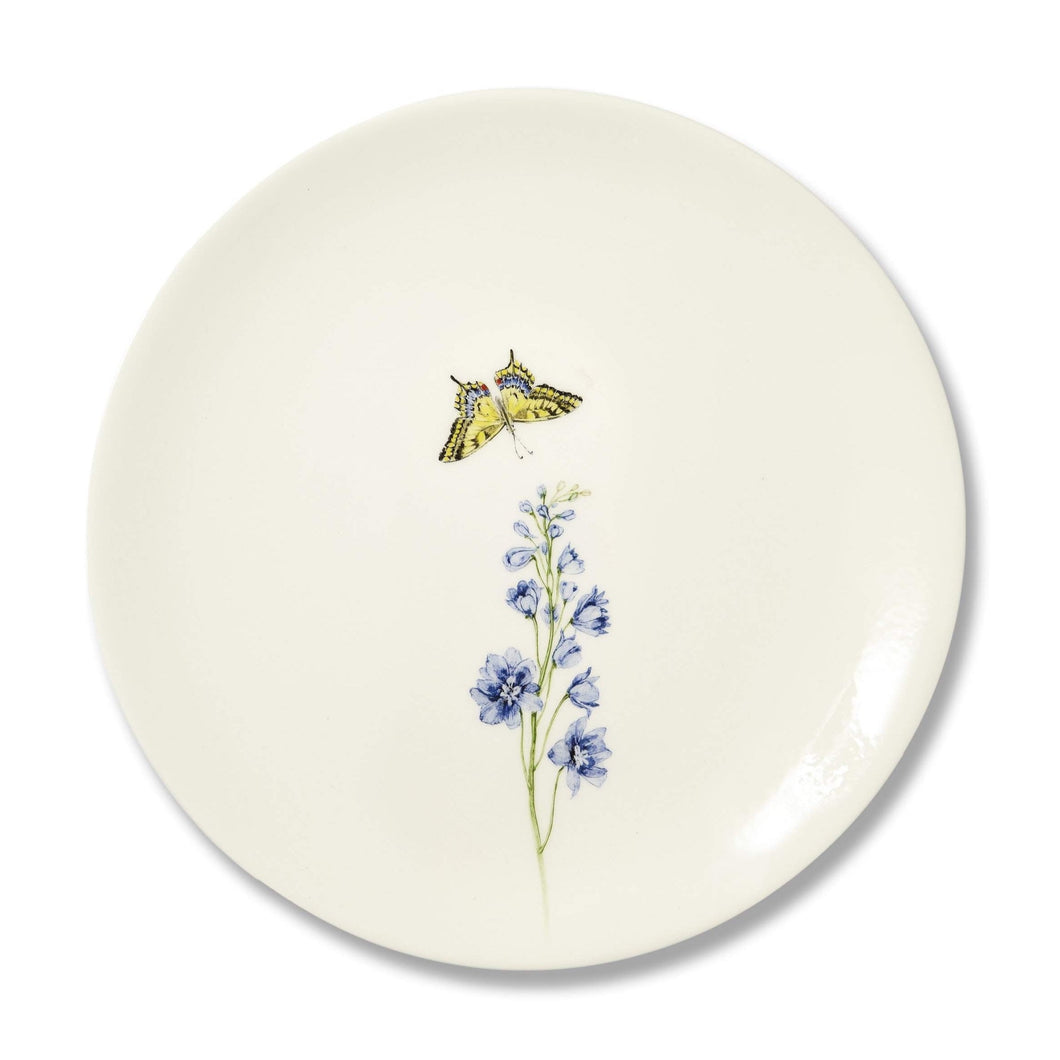 Bloom Delphinium Plate