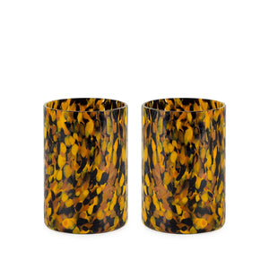 Macchia su Macchia Leopardo Glass, Set of 2