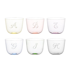Alpha Grey Water Tumbler, Set of 2