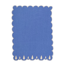Load image into Gallery viewer, Drops Blue Cocktail Napkin, Set of 4