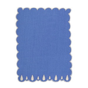 Drops Blue Cocktail Napkin, Set of 4