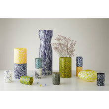 Load image into Gallery viewer, Macchia su Macchia Green &amp; Yellow Tall Vase