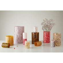 Load image into Gallery viewer, Macchia su Macchia Mustard &amp; Violet Medium Vase