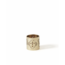 Load image into Gallery viewer, Maski Polished Brass Napkin Rings, Set of 6