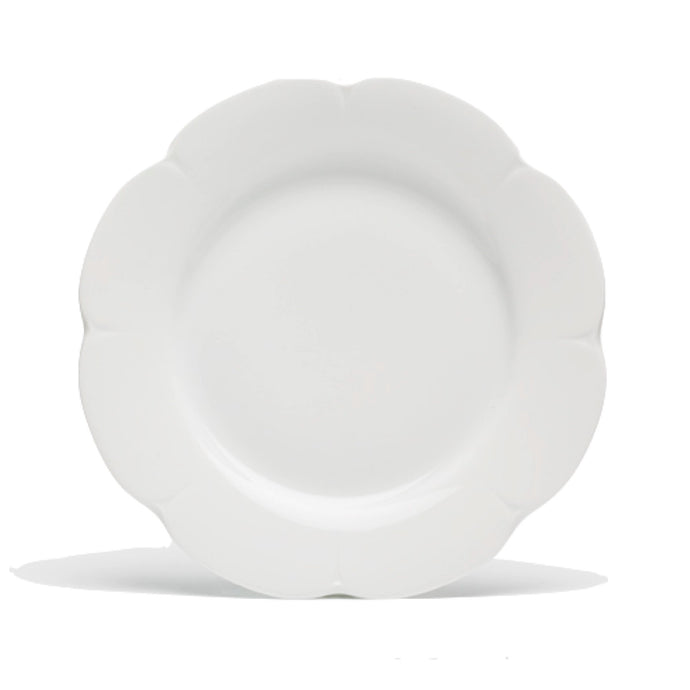 Nymphea White Dinner Plate