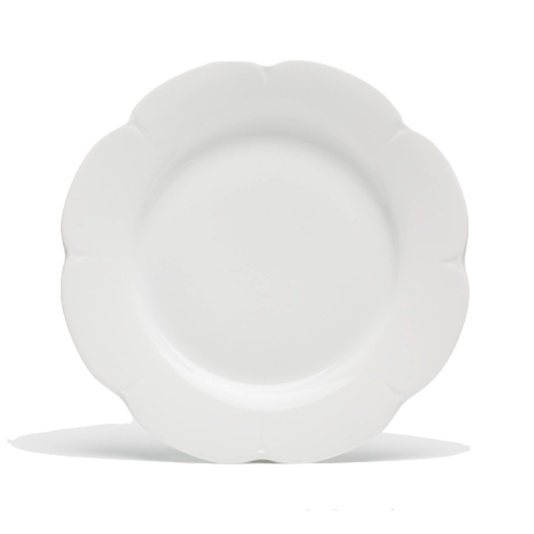 Nymphea White Dinner Plate