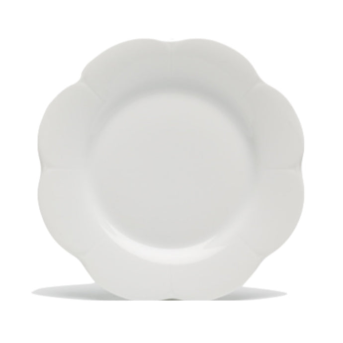 Nymphea White Dessert Plate