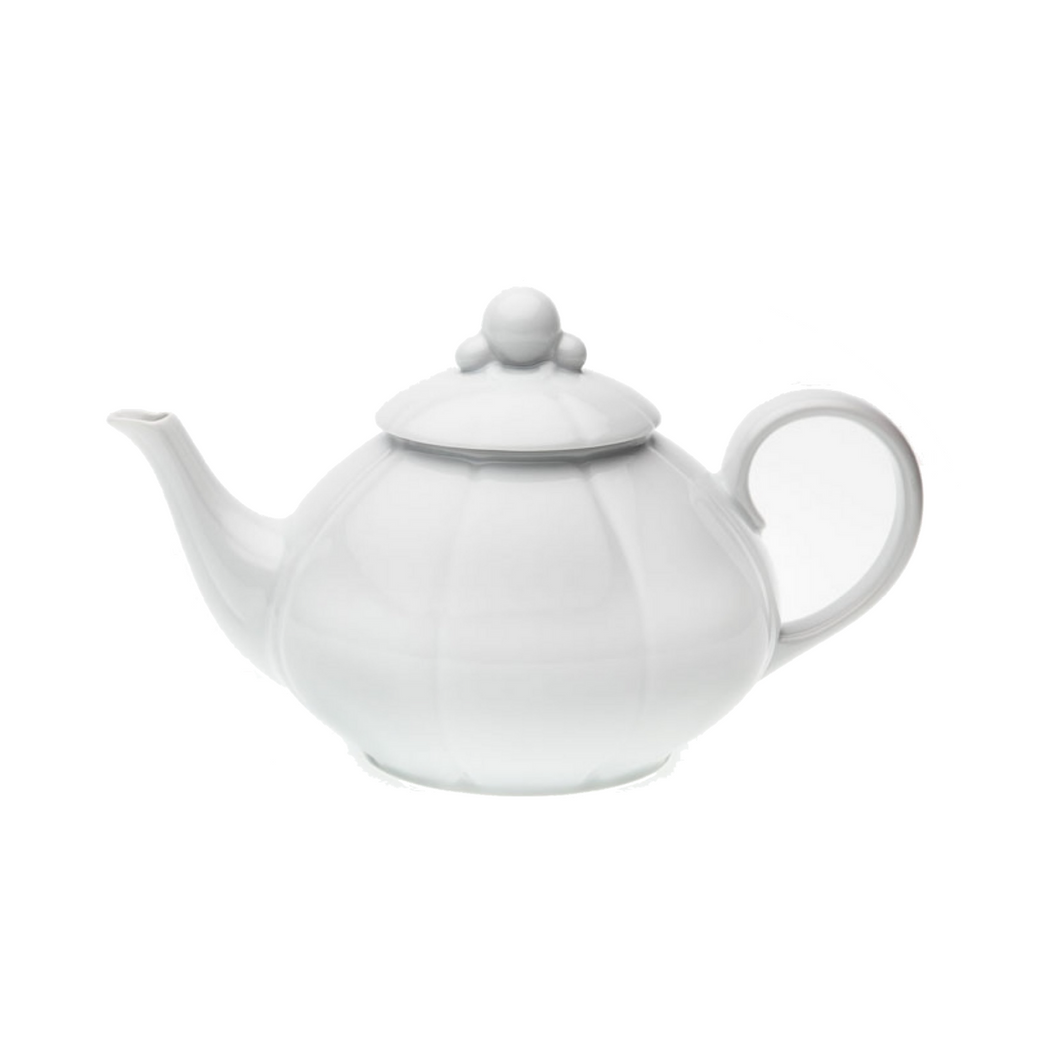 Nymphea White Teapot