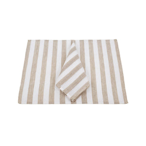 Nantucket Striped Dinner Napkins, Set of 4