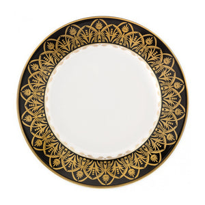 Oasis Black and Gold Dessert Plate