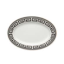 Load image into Gallery viewer, Labirinto Nero Round Flat Platter