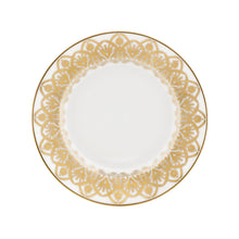 Load image into Gallery viewer, Oasis White and Gold Bread &amp; Butter Plate