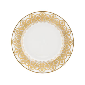 Oasis White and Gold Bread & Butter Plate