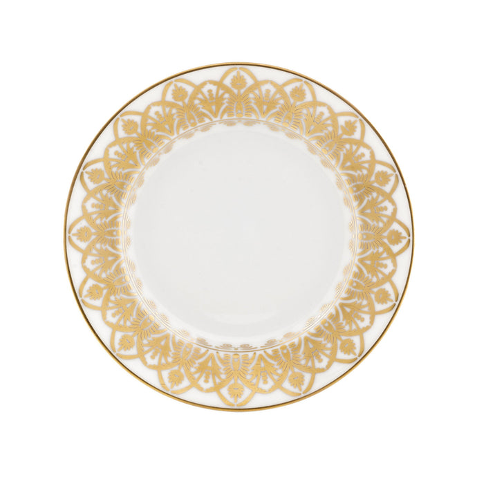 Oasis White and Gold Bread & Butter Plate