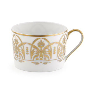 Oasis White and Gold Tea Cup