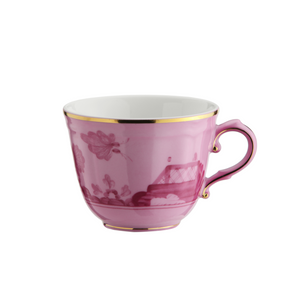 Oriente Italiano Porpora Tea Cup & Saucer, Set of 2