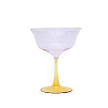 Load image into Gallery viewer, Cosimo Pink &amp; Yellow Wine Glass, Set of 6