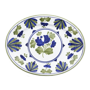 Blossom Blue Oval Platter