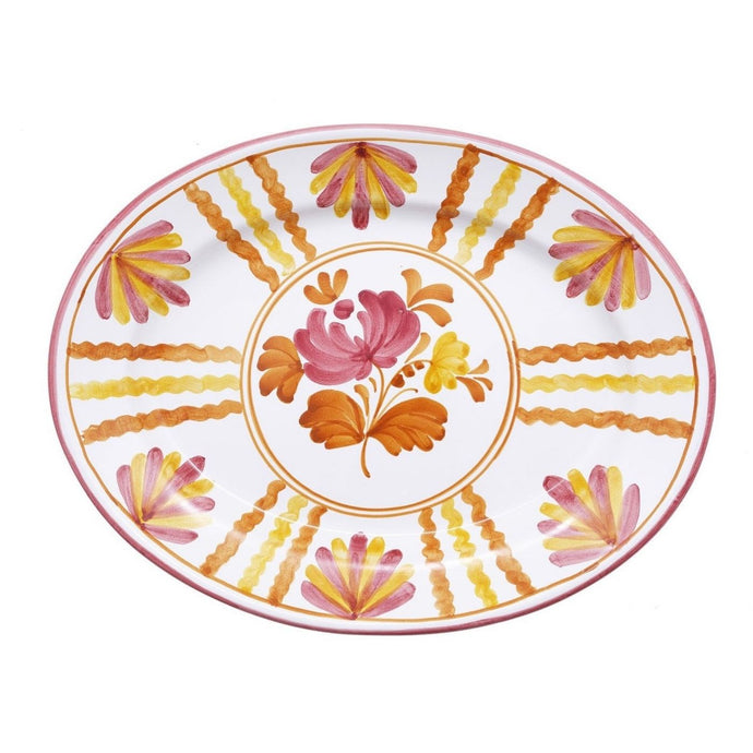 Blossom Yellow Oval Platter