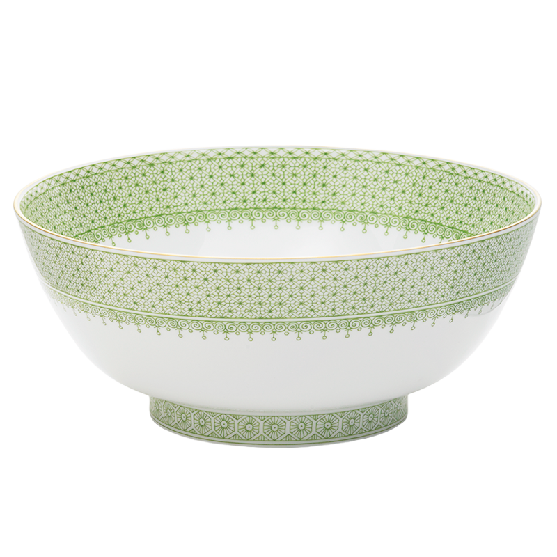 Apple Lace Round Bowl