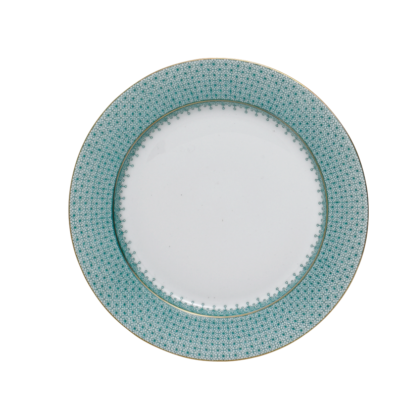 Green Lace Bread & Butter Plate