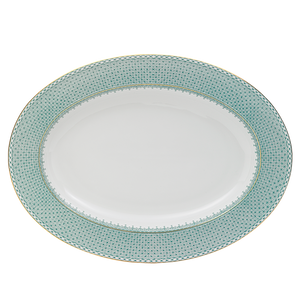 Green Lace Platter