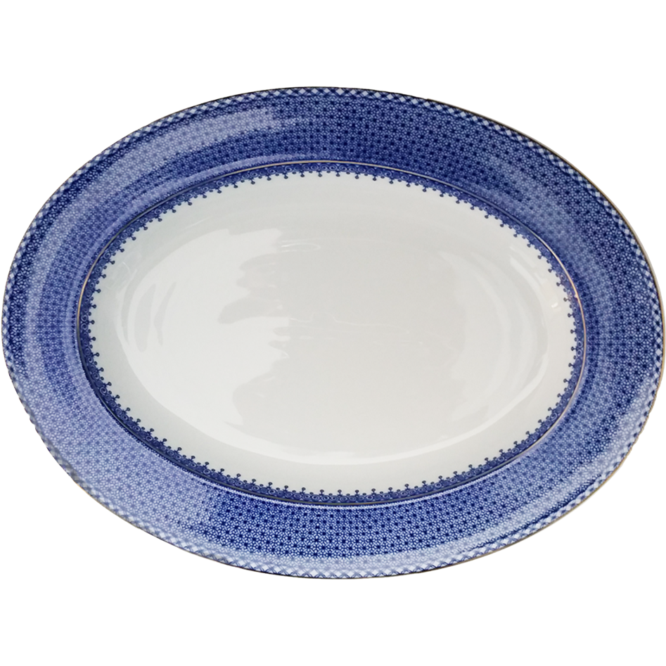 Blue Lace Platter