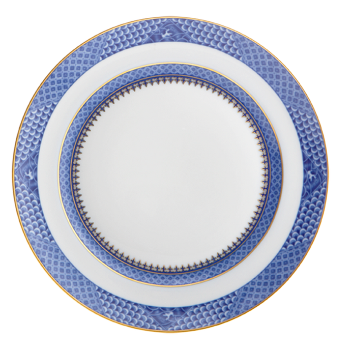 Indigo Wave Dinner Plate