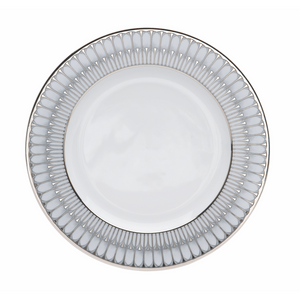 Arcades Dinner Plate Gray/Platinum