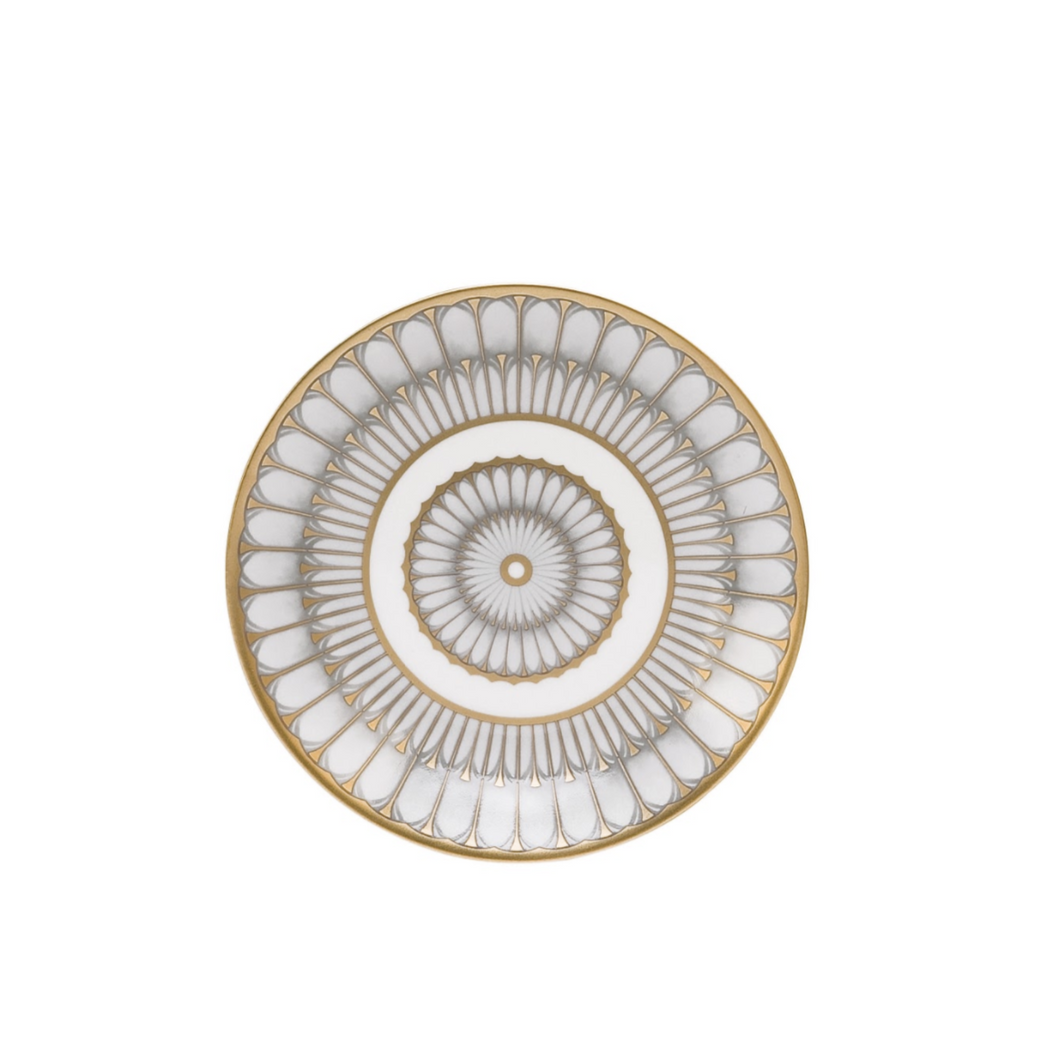 Arcades Bread & Butter Plate Gray/Gold