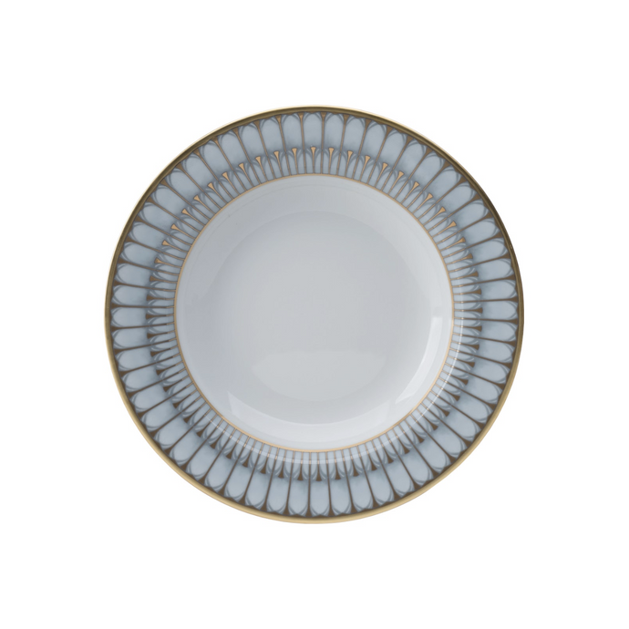 Arcades Soup Plate Gray/Gold