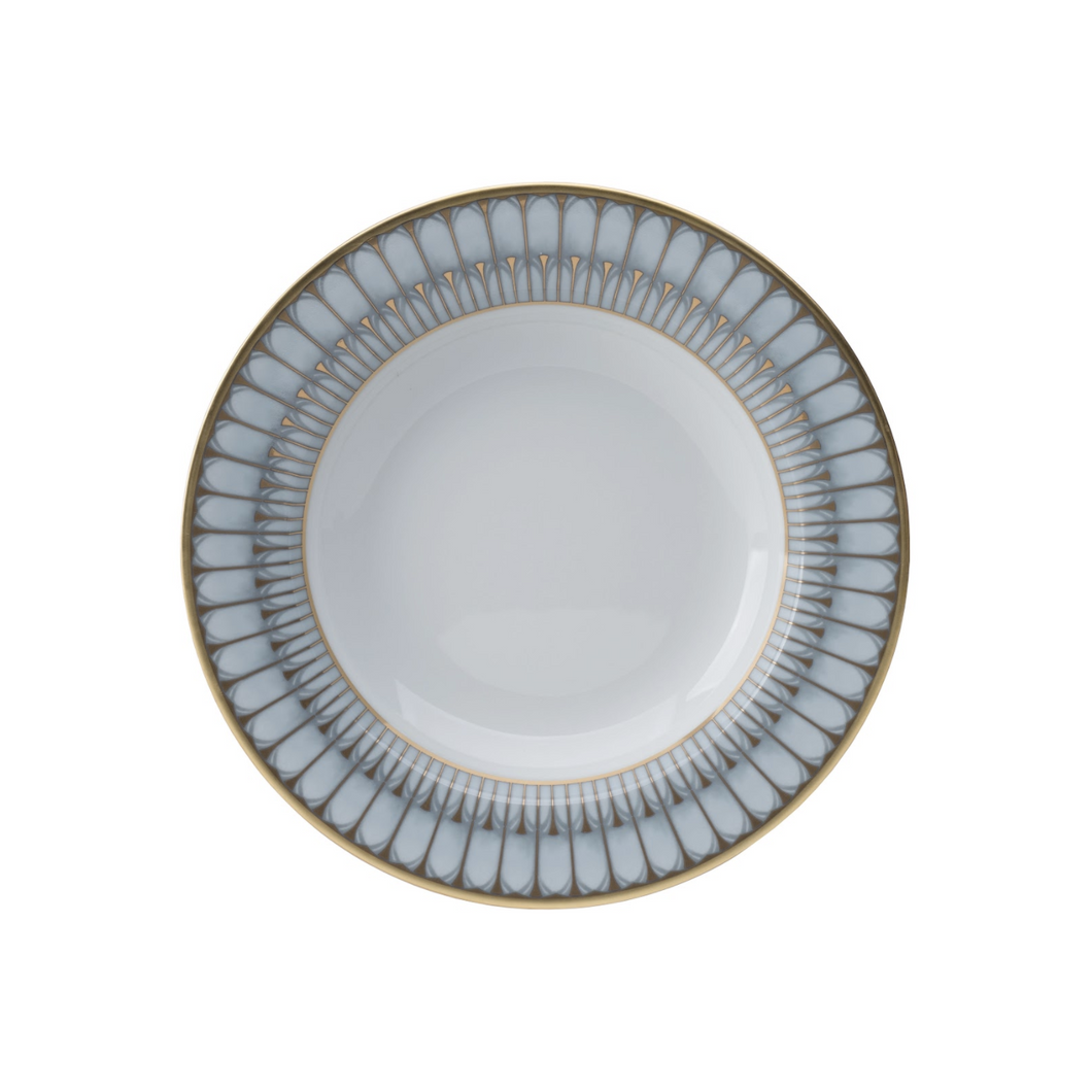 Arcades Soup Plate Gray/Gold
