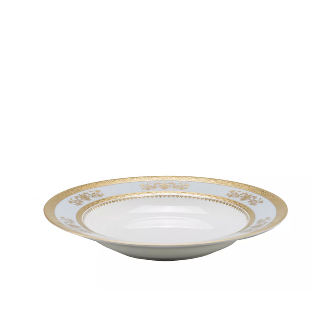 Orsay Powder Blue Rim Soup Plate