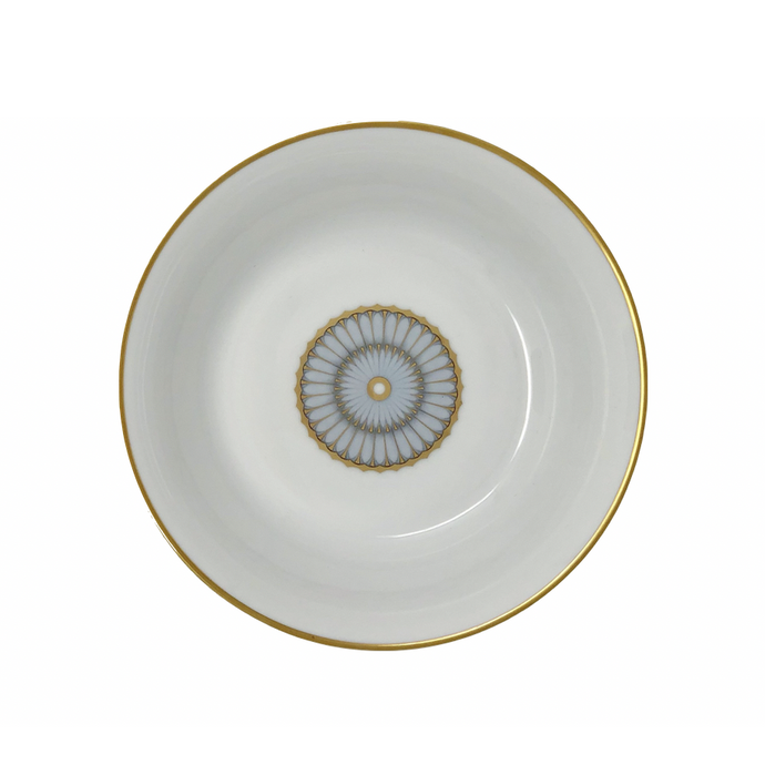 Arcades Soup/Cereal Plate Gray/Gold
