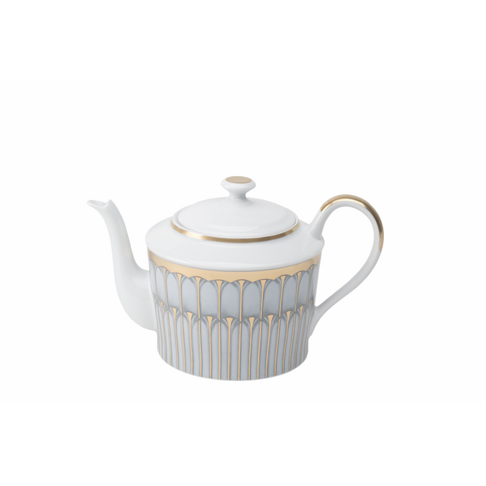 Arcades Tea Pot Gray/Gold