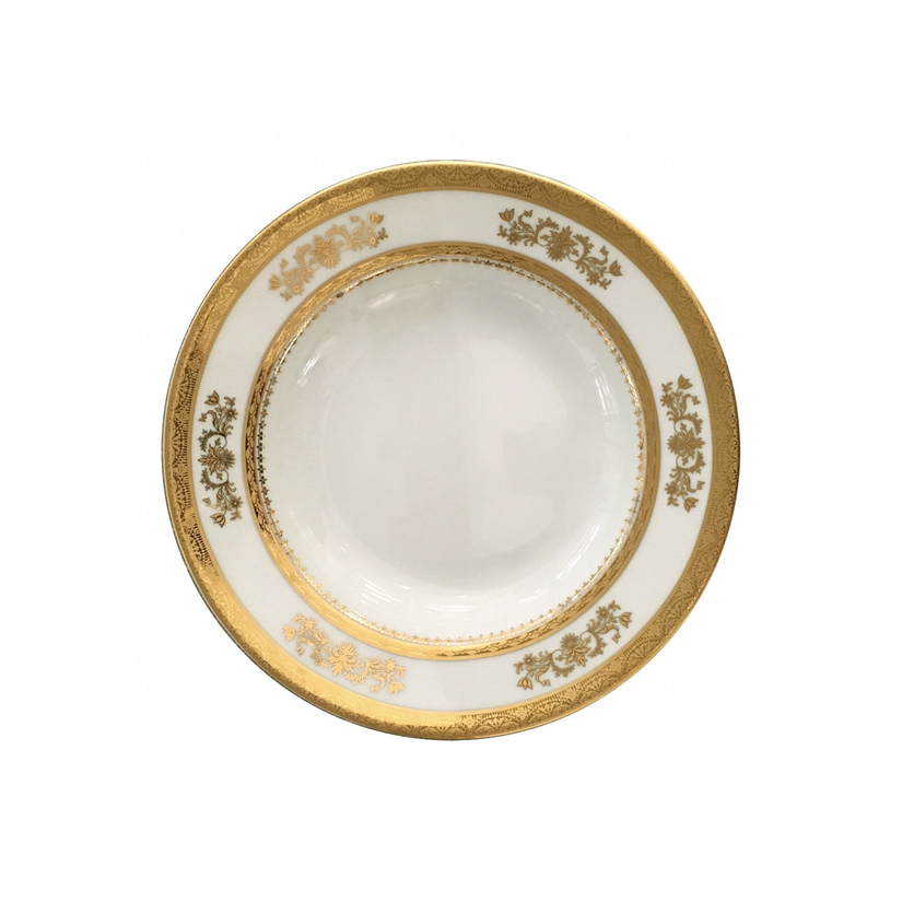 Orsay White Rim Soup Plate
