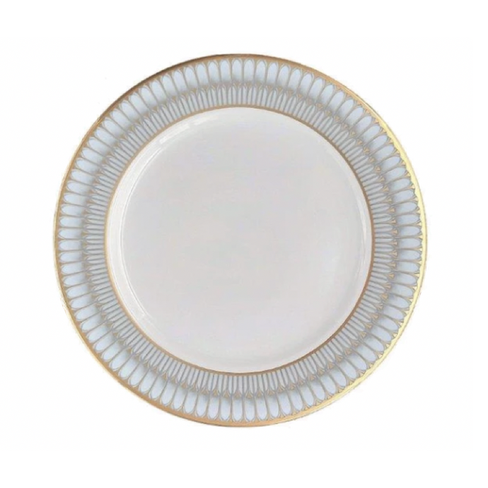 Arcades Charger Plate Gray/Gold