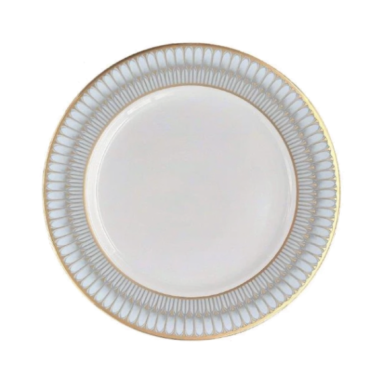 Arcades Charger Plate Gray/Gold